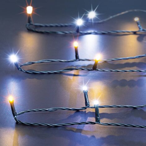 80 LED String light 8m exterior blanco frío blanco cálido - Feeric lights & christmas