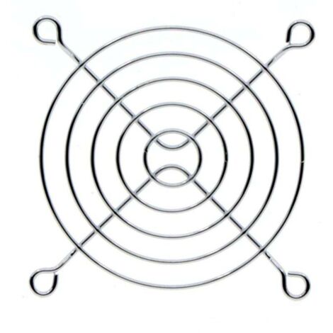 80-mm-Lüfter-Fingergrill, 3er-Pack Edelstahl-Grillschutz, Lüfterschutzabdeckung für 80 x 80 mm Abluftventilatoren für DIY-Computerausrüstung