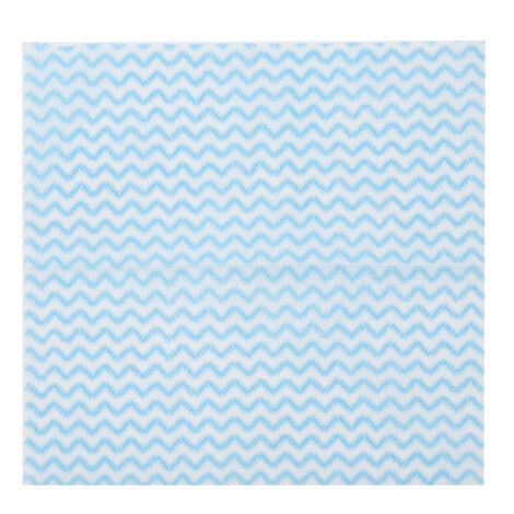 80 pièces Torchon de Cuisine Jetable Anti-adhésif en Tissu Non Tissé pour Évier (Bleu)