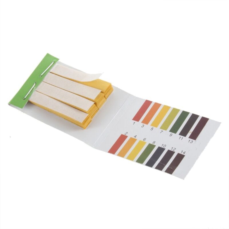 Image of 80 Streifen voller pH 1-14 Test Indikator Lackmuspapier Wasser Bodenuntersuchungen Kit