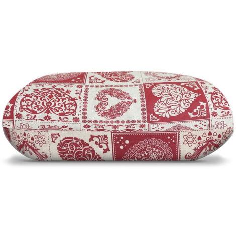 80 x 48 x 10 h cm: Cuscino con imbottitura morbida modello Winter love per cani e gatti