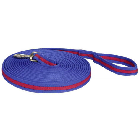 800 cm, Bleu marine et vert: Echarpe d'équitation extra-douce de 8 m modèle Soft