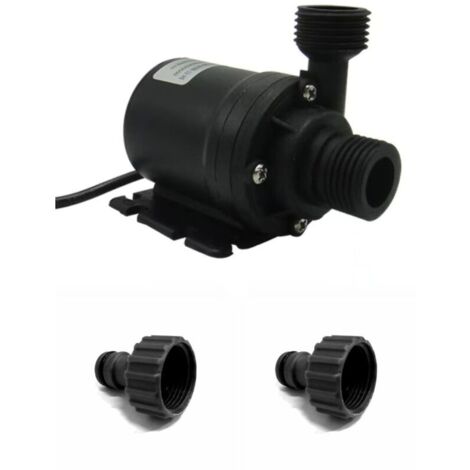800 l/h 5 m DC 12 V Tauchpumpe, Amphibienpumpe für Teiche, Aquarien, Solarbrunnen und Schwimmbecken, Wasserzirkulation