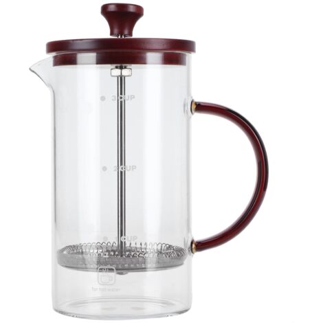 800 ml Kaffeemaschine aus Borosilikatglas – Kaffeekanne und Teekanne für Zuhause