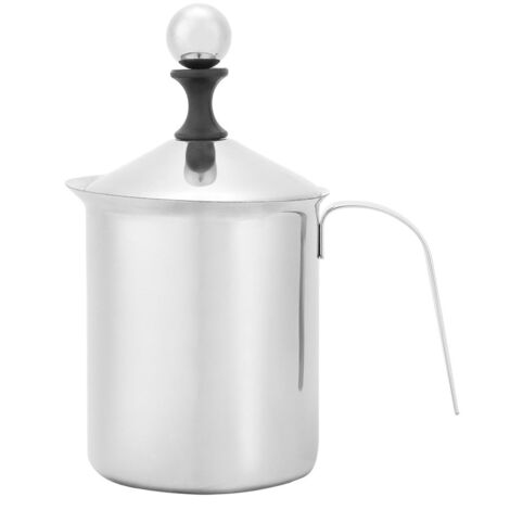 800-ml-Milchkännchen aus Edelstahl – JINFGERNE – Langlebiger, ergonomischer Milchaufschäumer für Kaffee und Cappuccino, ideal für Zuhause oder den professionellen Einsatz