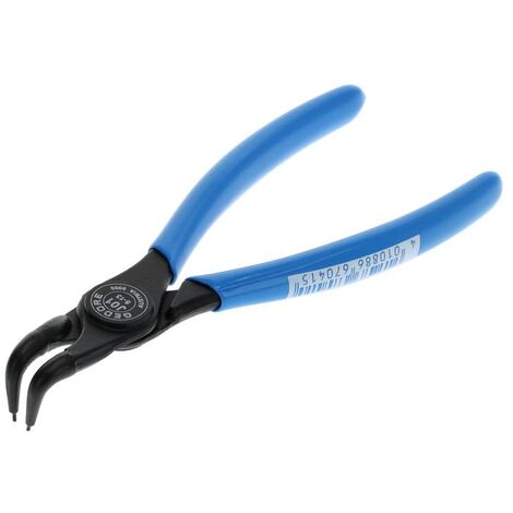 8000 J 01 Pinza di montaggio per anelli di sicurezza interni angolata 8-13mm