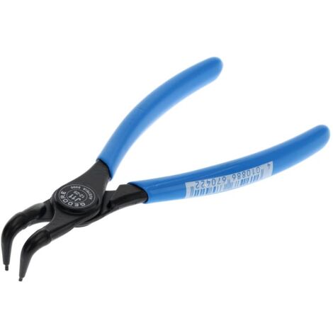 8000 J 11 Pinza di montaggio per anelli di sicurezza interni angolata 12-25mm