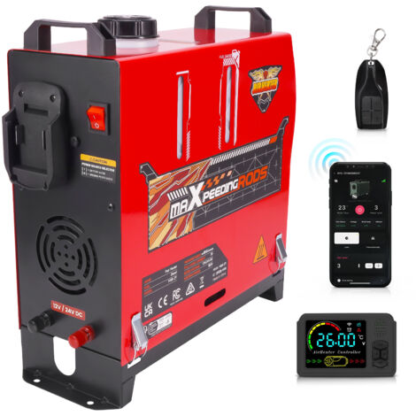 8000W Air Heater for Truck Caravan 12V 24V Remote App Control+Wireless Startup