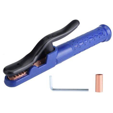 800A Porte-électrode Isolée pour Soudure, Pince de Soudure en Cuivre Isolée par Support d'Électrode avec Tube de Cuivre pour Machine de Soudure (Brass)