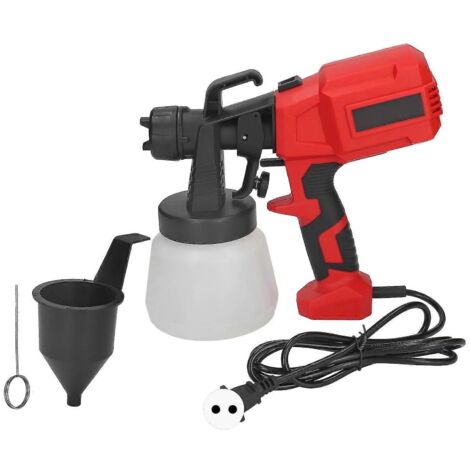 800ML Electric Paint Sprayer Nozzle Flow Adjustable Handheld Spray Gun EU Plug 220V - Decoration
