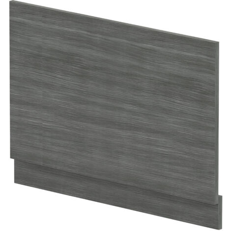 800mm Bath MFC End Panel & Plinth - Woodgrain Anthracite
