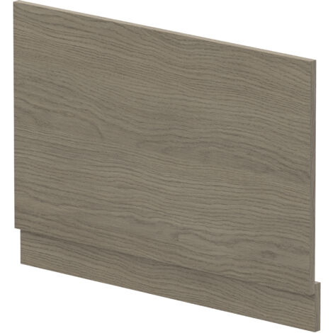 800mm Bath MFC End Panel & Plinth - Woodgrain Solace Oak