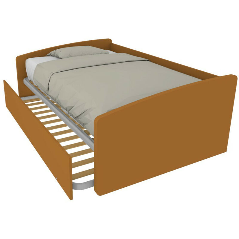 800R - Petite chambre 120x190 1 et demi avec deuxième lit gigogne - Zolfo