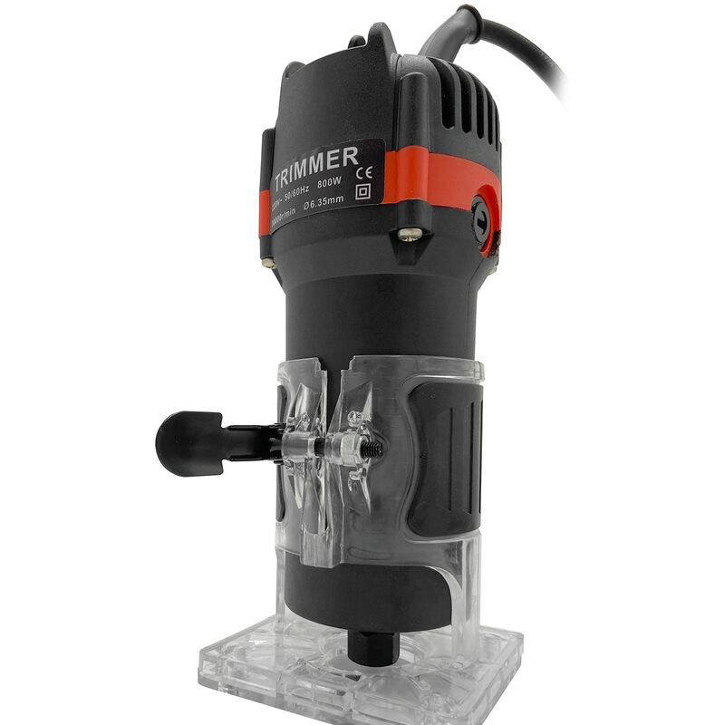 

800W 30000r / min Cortadora de madera electrica multifuncional Enrutador de madera Cortadora de laminado Cortadora de ranuras profesional Maquina de
