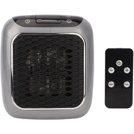 800W Electric Wall Heater for Use with Adjustable Thermostat, Quiet, Energy Efficient for Office, Bedroom, Bathroom
