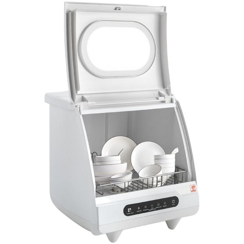 Senderpick - 800W Mini lave - vaisselle 5L lave - vaisselle de bureau autonome 5 modes