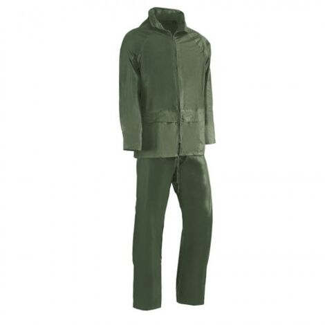 802RHVERDE/M TRAJE DE AGUA COMPLETO 100% POLIESTER SOBRE RECUBRIMIENTO DE PVC DE 0,18 MM COL - JUBA