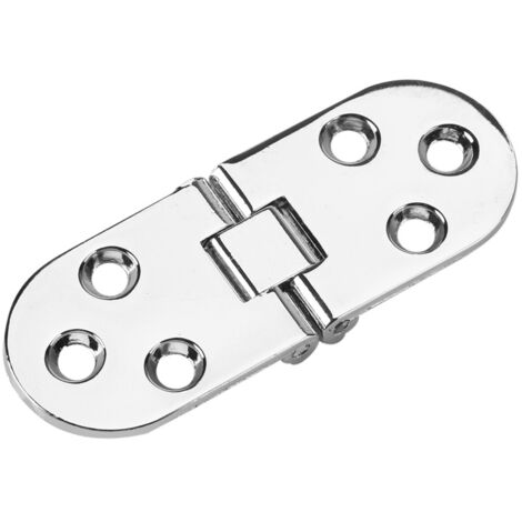 8030mm alliage de zinc bord rond Machine à coudre Table pliante meubles plateau rabattable charnière argent