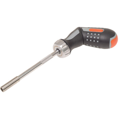 808050P Pistol Ratchet Screwdriver & 6 Bits BAH808050P