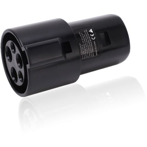 80A 240V AC Mobile Charging Adapter J1772, Electric Car Charging Adapter, Compatible with Tesla Model 3 SXY
