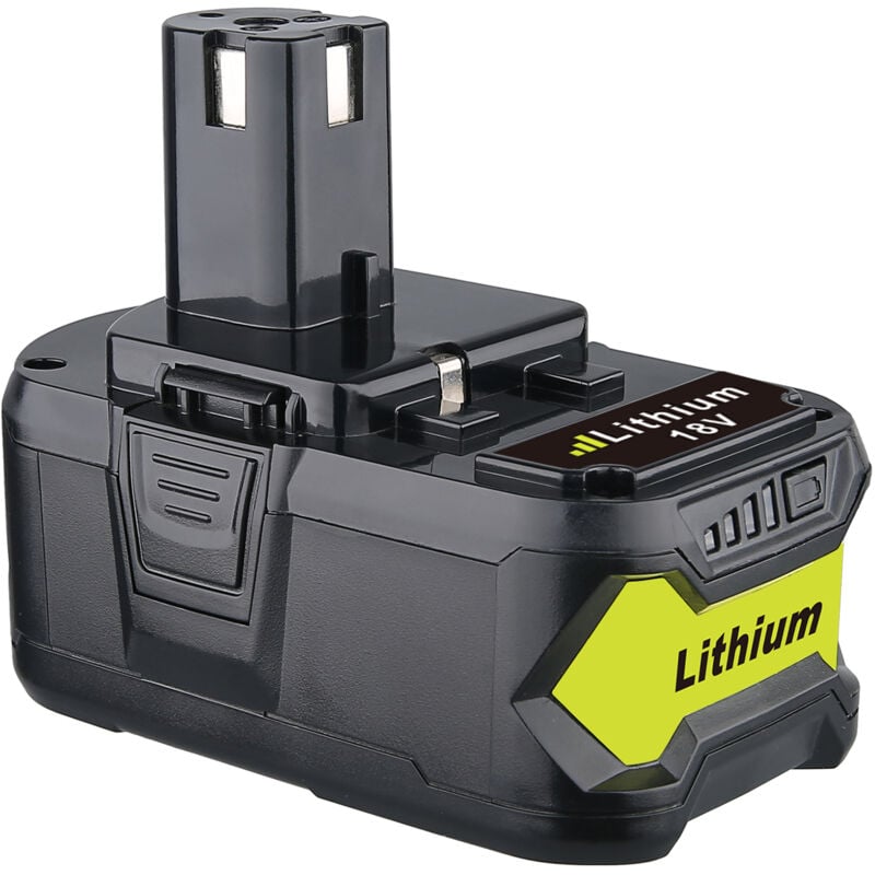 Pdstation - 8.0Ah pour ryobi P108 18V One + Plus batterie 18 volts Lithium-Ion outils électriques P104 P107 RB18L50 RB18L20 P108