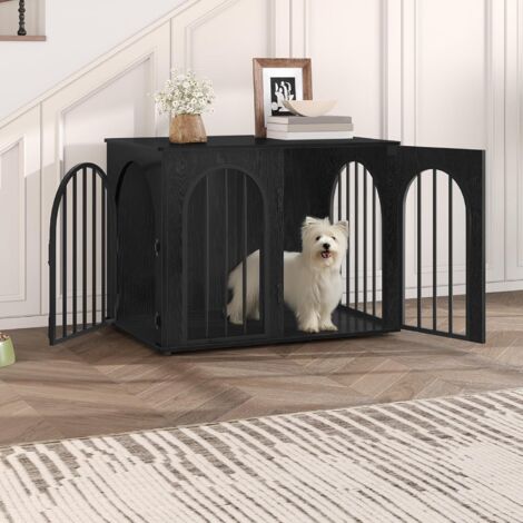 80cm Cage pour Chiens,  Niche Moderne pour Chiens Intérieur