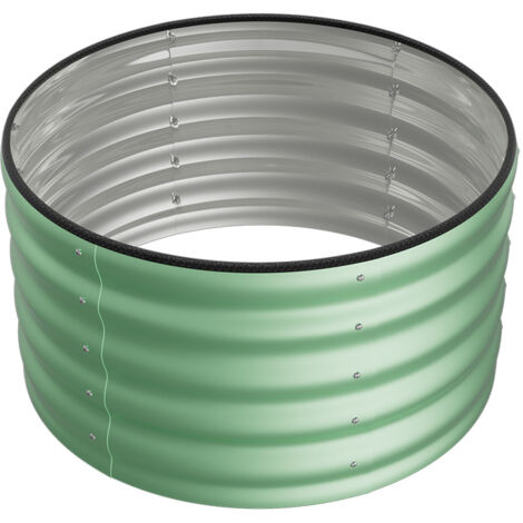 80cm Gardens Plan Round Galvanized Steel Raised Garden Bed