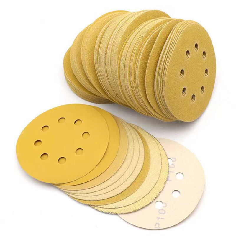 Image of 80er-Körnung Schleifpapier, 125 mm, 100 Schleifscheiben für Exzenterschleifer, Schleifpapier