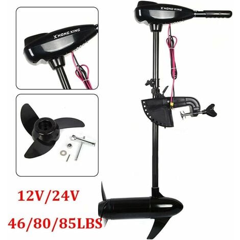 80LBS Motor fueraborda eléctrico 800 W 12 V Motor fueraborda eléctrico Motor para barcos de pesca