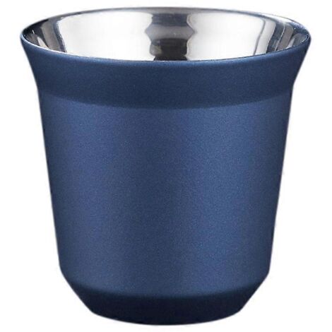 80Ml Double Wall Stainless Steel Espresso Cup Insulation,D--