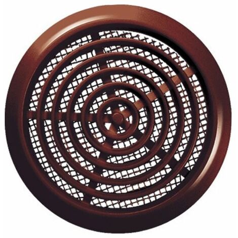 80mm diamètre trou brun porte ronde air évent grille boiserie meubles