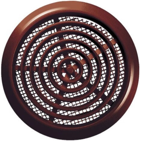 AWENTA 80mm diamètre trou brun porte ronde air évent grille boiserie meubles