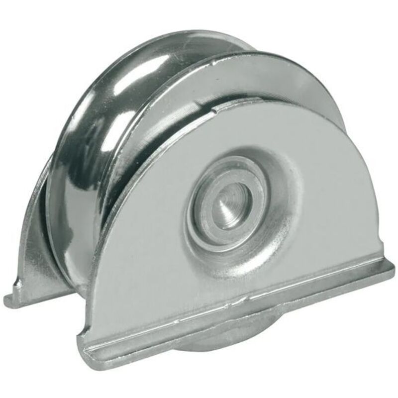 80mm groove grooved wheel 16.5mm round in countersunk head bracket grooved wheel for gate