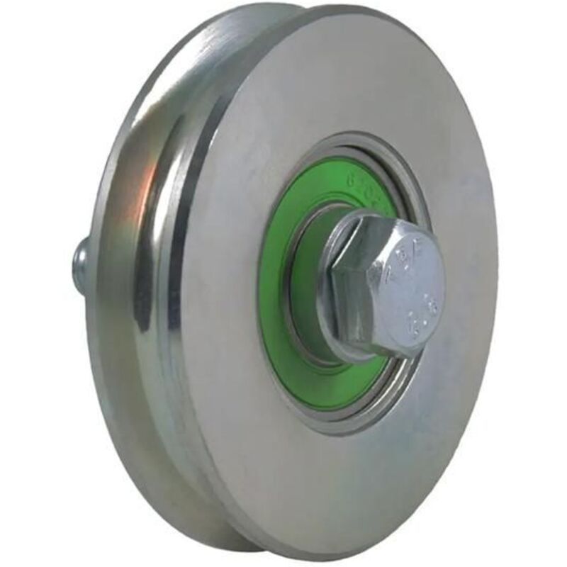 80mm Round groove wheel with 8mm groove for cable groove wheel for gate