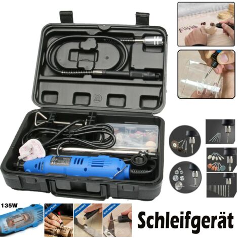 80stk Mini Drehwerkzeug Schleifset Polierset Drill Zubehör Schleifer Für Dremel