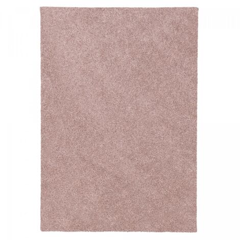 Tapis salon 160x230 GLIPSA Rose OEKO TEX idéal pour le salon