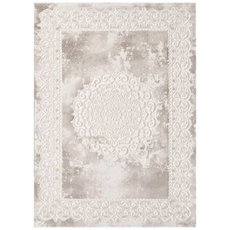 Unamourdetapis - Tapis oriental 300x400 beige rectangle motif ancestral balrod