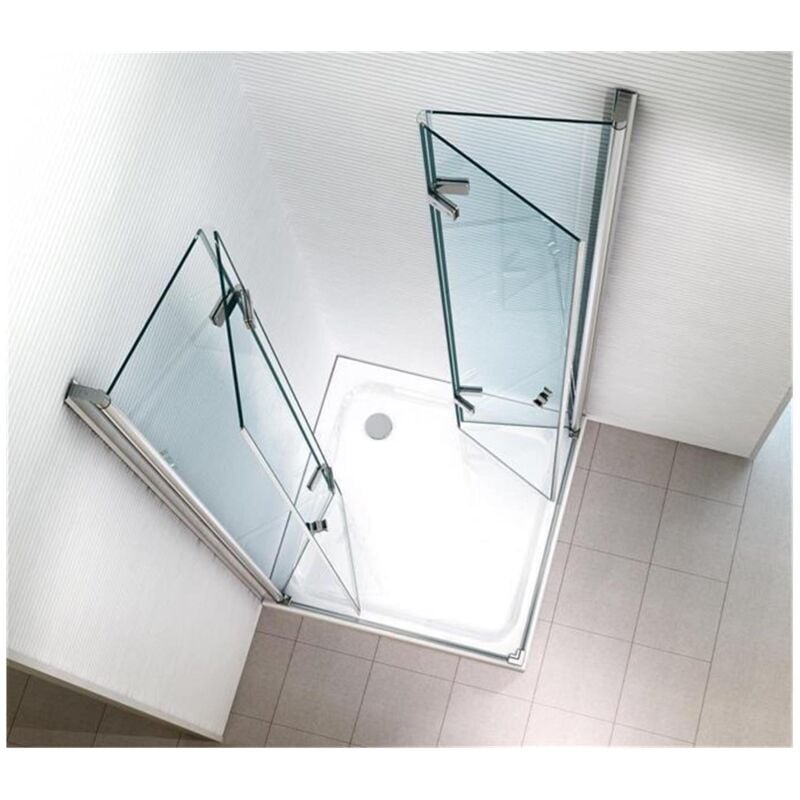 Glaszentrum Hagen - 80x80x180cm - Hera Cabine de douche Cabine de douche - 8mm - Verre ESG