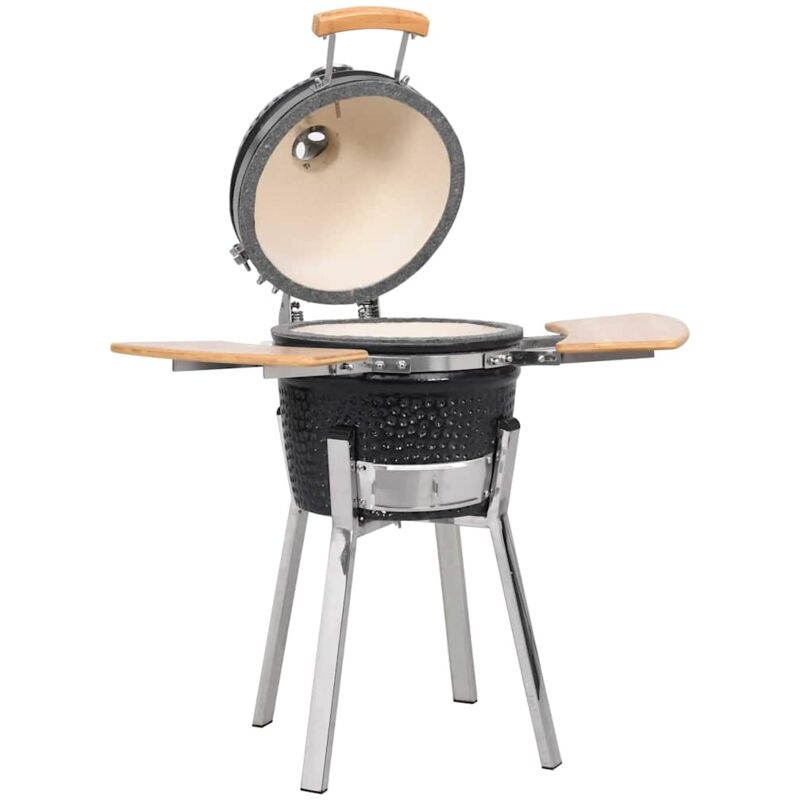 Kamado Barbecue à fumoir Céramique 81 cm vidaXL