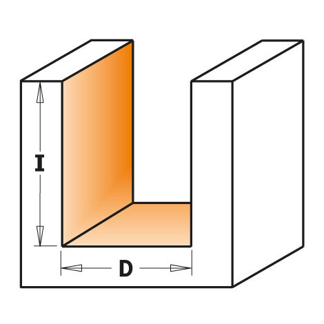 811.040.11 FRESA RECTA HWM S=6.35 D=4X10
