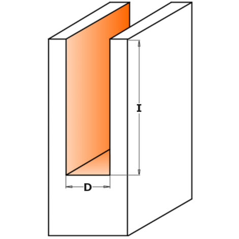 Fresa CMT A Taglienti Diritti - D8x40x90, Per Legno, Plastica E Laminati - Foto 7