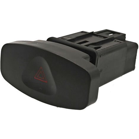 8200446717 Interrupteur de feux de détresse pour voiture, compatible avec les Renault Talia et CLIO de 1998 à 2009, commande les feux de détresse.