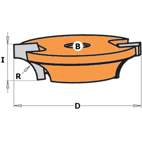 822.022.11 FRESA CIRCULAR HW Z2 F=8 D=33X12,7