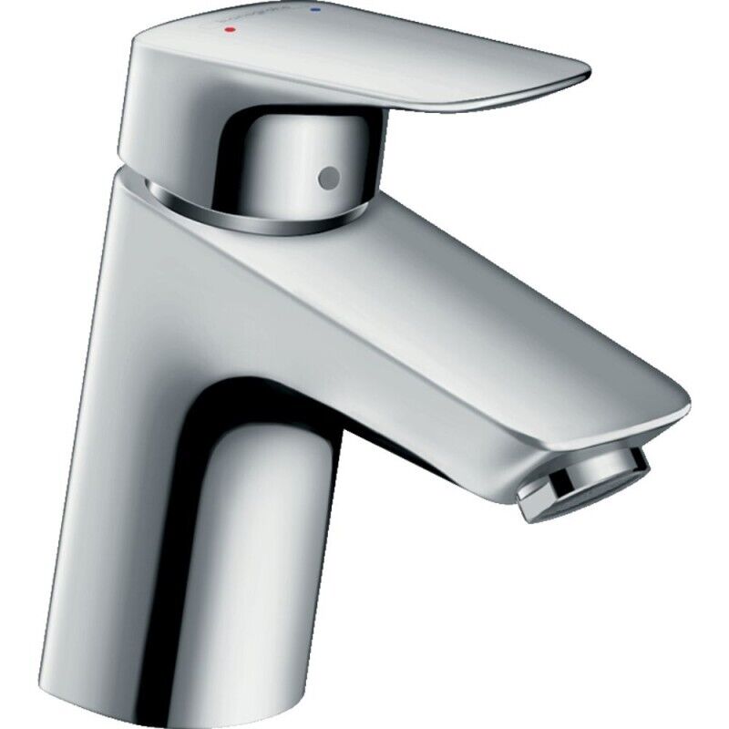 Mitigeur lavabo Logis 70 avec tirette et vidage métallique chromé - Hansgrohe