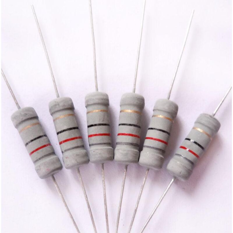 

82R 2W Resistencia Oxido Metal 82 Ohm 2W 5%