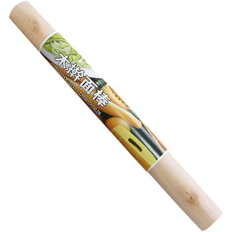 8,3 Zoll (ca. 21 cm) lange Holz-Nudelrolle – robust und komfortabel für die Zubereitung von Kuchen und Gebäck, glatt