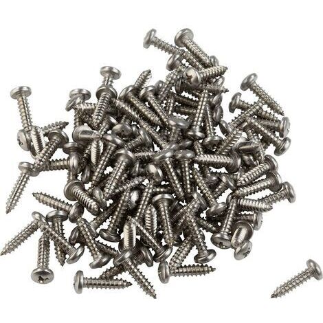 839548 LIKO A2 Blechschrauben 5.5 mm 13 mm Kreuzschlitz Phillips DIN 7981-C   Edelstahl A2 50 St.