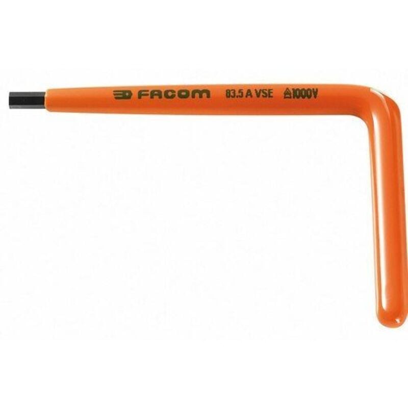 Clé Allen en l Facom 8mm Métrique Hexagonal, Bras Long ( Prix pour 1 )