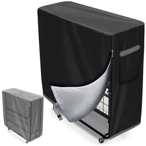 83x33x107cm Housse de rangement étanche pour lit pliant réglable - Protection multifonctions pour lit pliant , intérieur et extérieur