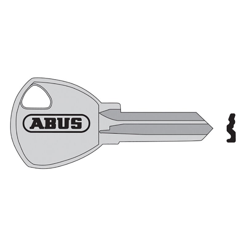 Abus Mechanical 65/30 30mm New Profile Key Blank ABUKB12021